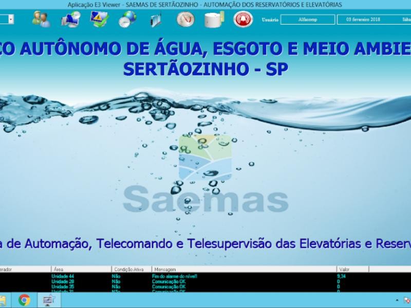 Elipse E3 permite ao SAEMAS diagnosticar e solucionar problemas em fração de segundos