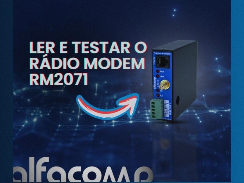 Como Ler e Testar o Rádio Modem RM2071 | Passo a Passo ➡️📶