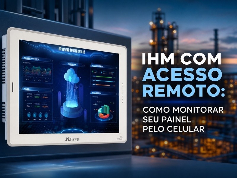 IHM com acesso remoto: como monitorar seu painel industrial pelo celular