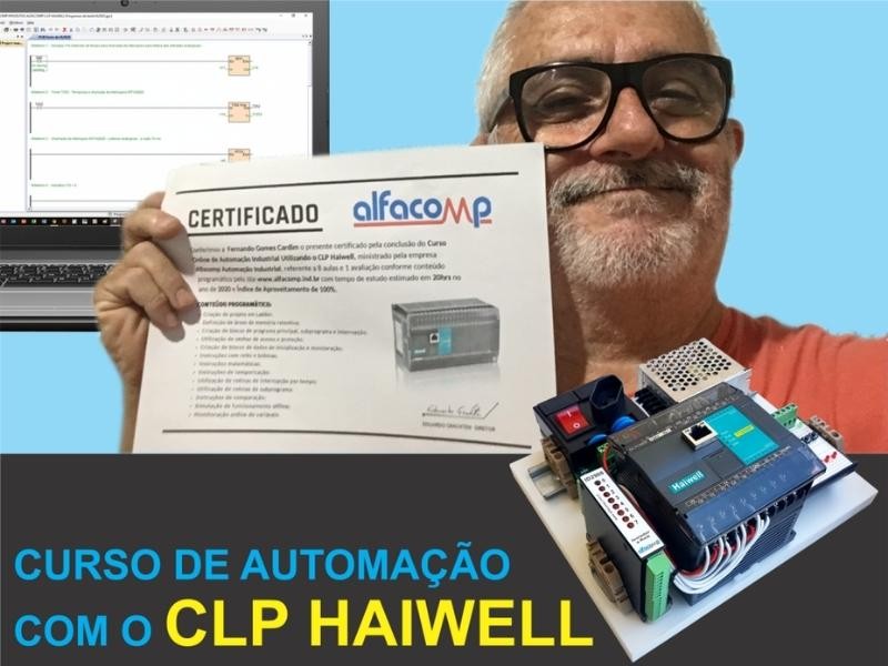 Curso de automação com CLP Haiwell