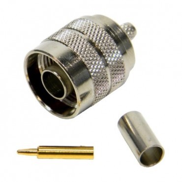 Conector N macho para cabos RG58 e RGC58 - CN3201 em Bombinhas