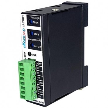 IA2801 – Conversor analógico de pulsos para 0 a 10V e 4 a 20mA em Bombinhas