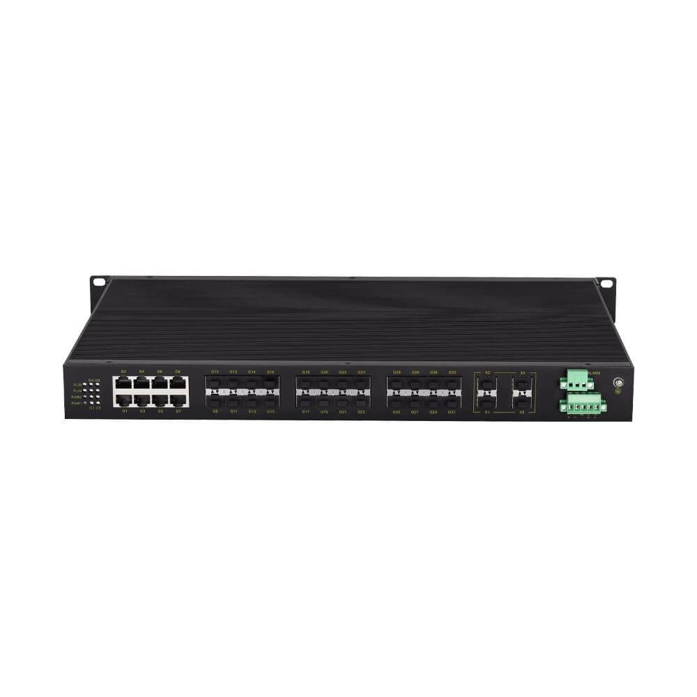 CISCOM8036TSN-4XGF-24GF-8GT – Switch Ethernet industrial gerenciável Layer 3 com TSN, 36 portas e uplink 10G