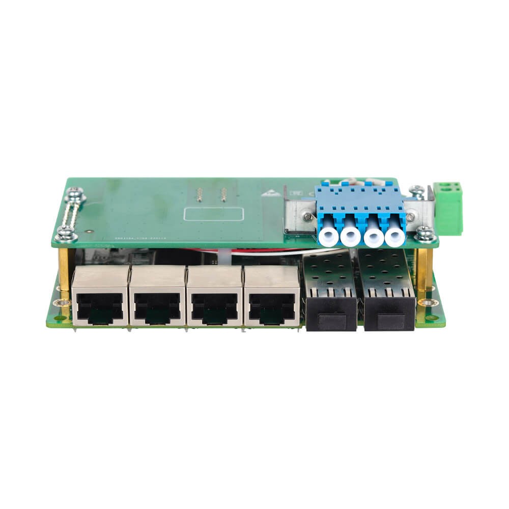 CES7106GBP-2GF-4GT – Switch Ethernet industrial Gigabit gerenciável com bypass óptico e redundância