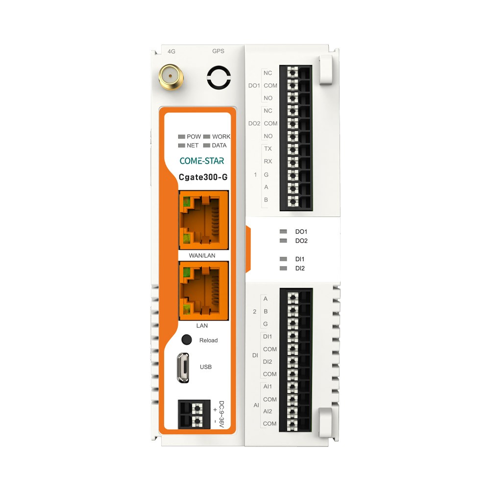 CGate300-G – Gateway industrial modular IoT com edge computing, LTE 4G e I/O integrado