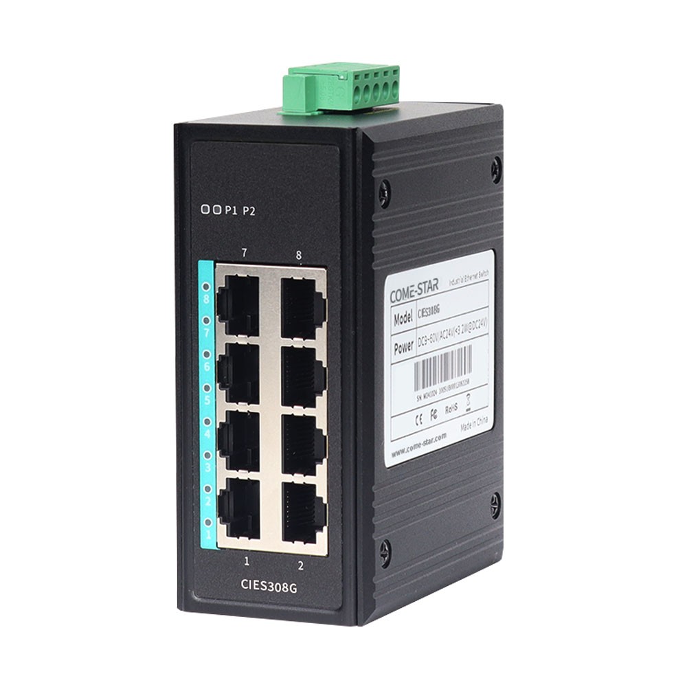 Switch Ethernet Industrial CIES308 (8 Portas Gigabit)