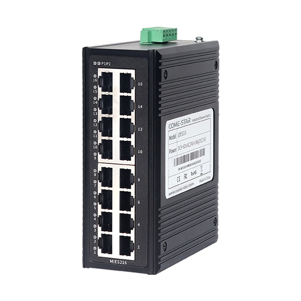 Switch Ethernet Industrial CIES216 (16 Portas Fast Ethernet)